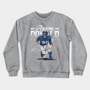 Aaron Donald Los Angeles R Triangle Name Crewneck Sweatshirt